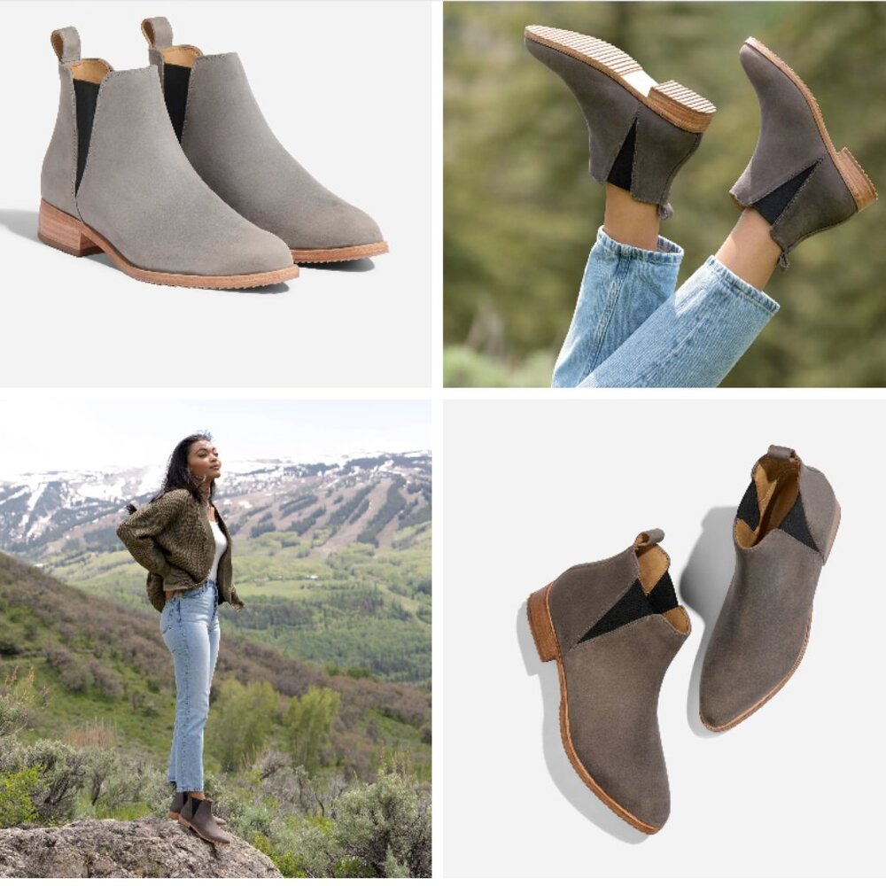 Nisolo Eva Everyday Chelsea Boot Grey - 9